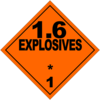 1.6 	
Extremely insensitive explosives